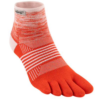 injinji女越野跑袜加厚中筒coolmax速干户外运动徒步登山袜