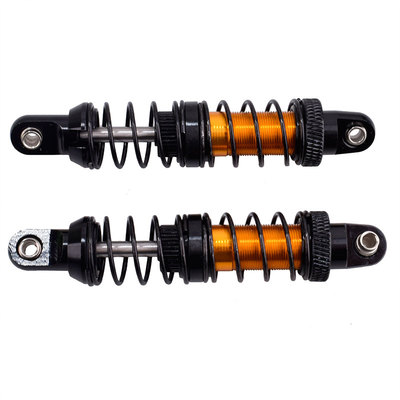 RC遥控模型车1:10仿真攀爬车全金属双段弹簧油压避震器改装减震器