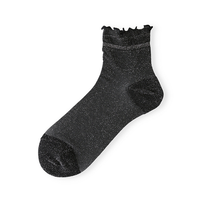 金葱闪闪发光新潮短筒袜子tabio