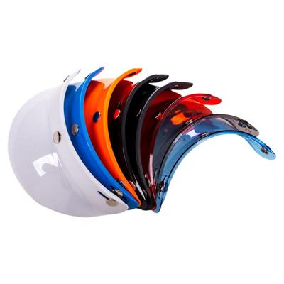 哈雷复古三扣防雨彩色帽檐摩托车