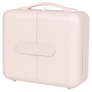 OBOX包包化妆镜带灯led便携镜子美妆折叠差旅分区收纳大容量出行