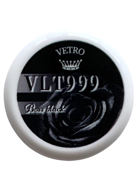 VETRO甲油胶纯黑色漆黑彩绘胶