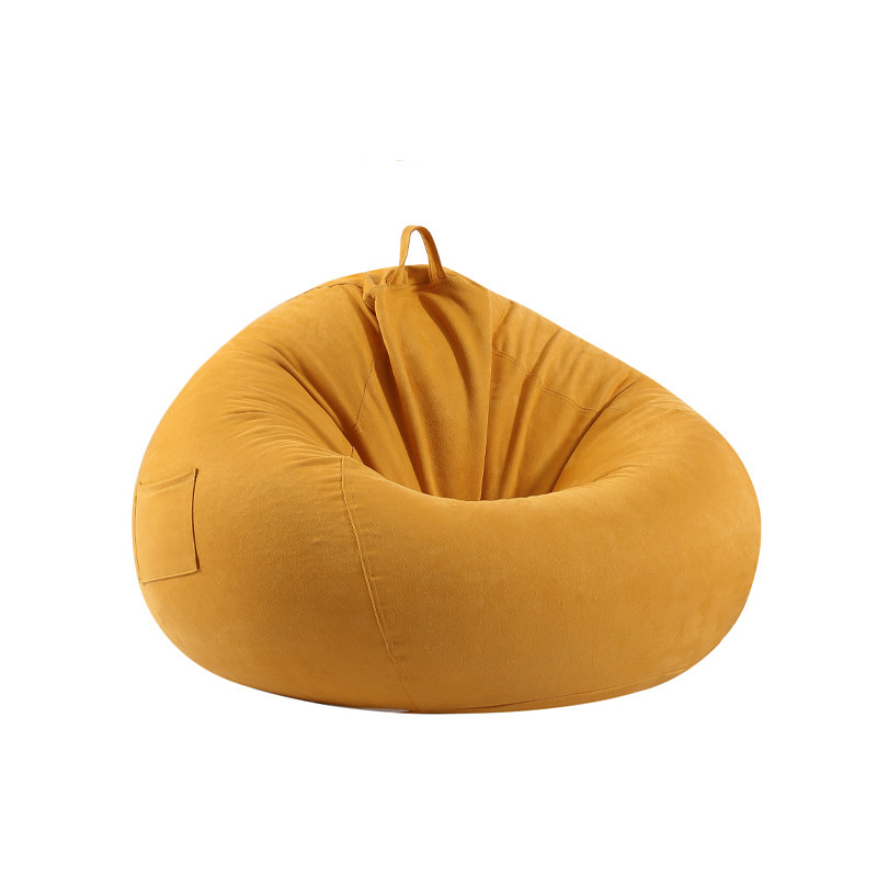 奶油风儿童成人懒人沙发豆袋躺卧