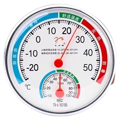 温度计家用室内高精度精准婴儿房冰箱气温室温干温湿度计表测温