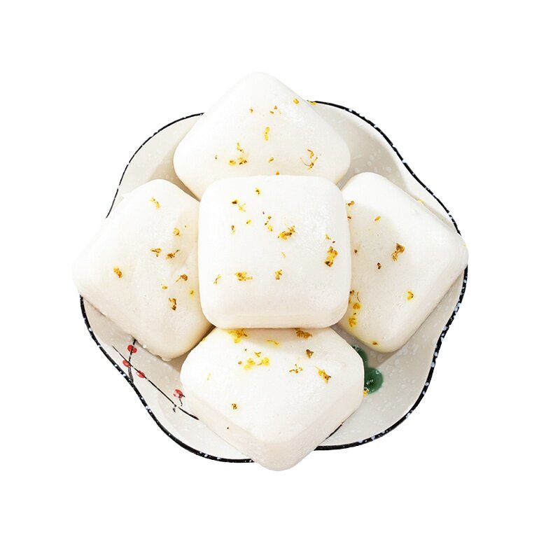 早餐的好选择松软香甜手工桂花糕