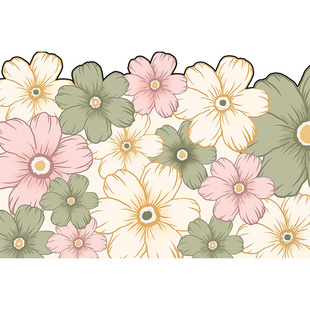 丝圈入户门地垫简约小花高级感可裁剪定制家用玄关防滑耐磨免洗新