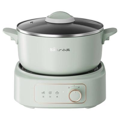 小熊火锅电锅家用多功能电热炒锅炒菜炖汤一体不粘电火锅电热锅