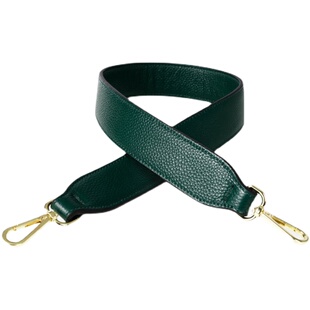 90头层牛皮宽肩带单肩侧背包带配件斜挎带荔枝纹真皮百搭斜跨带子