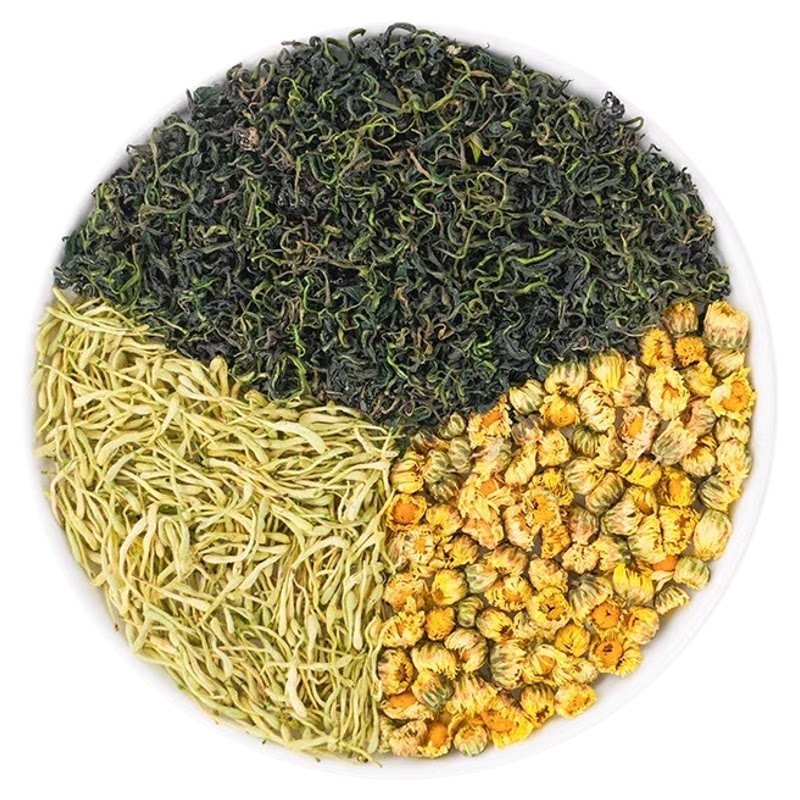 10万+付款金银花菊花蒲公英茶