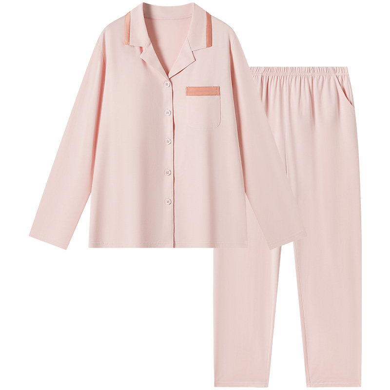 舒雅女士自带胸垫睡衣家居服套装