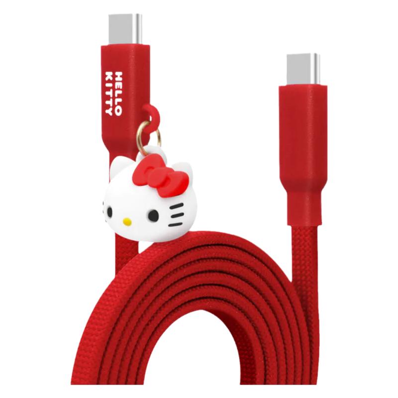 hellokitty适用苹果16数据线库洛米60W双typec超级快充线凯蒂猫iPhone15pro手机充电线iPad平板充电器线14