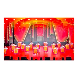 第十五届艺术节舞台演出群舞旗风少年舞台表演服中国风演出服