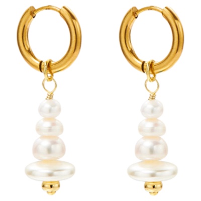 边顶&Soft Spot联名 喜马拉雅玛尼堆手工串珠“珍开运”系列耳环