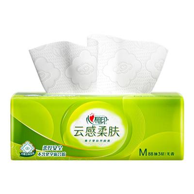 【肖战推荐】心相印云感柔肤卷纸家用洗手间纸巾立体压花卫生纸