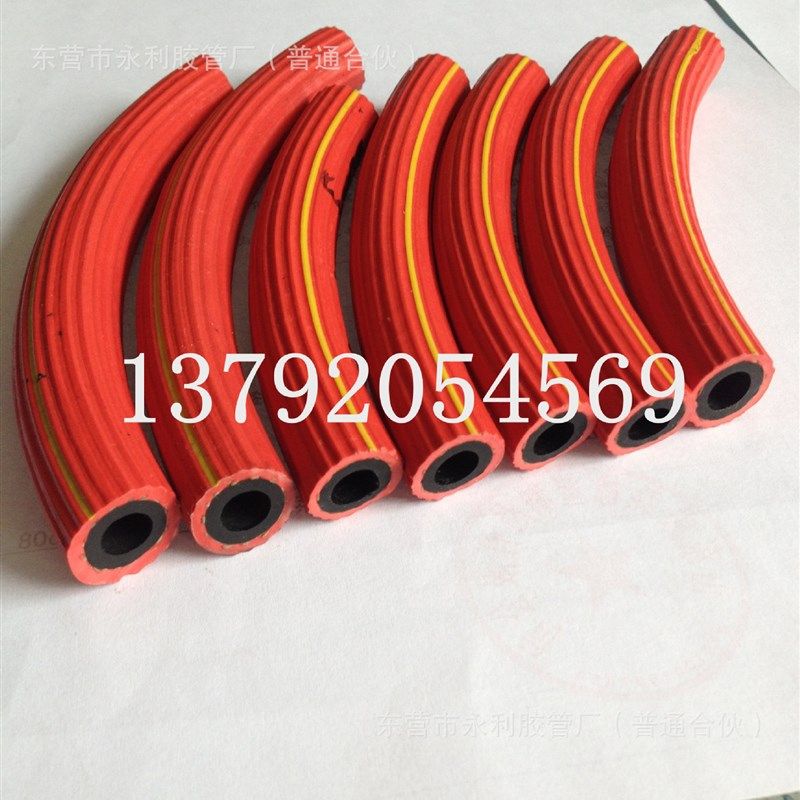 制造 8mm10mm空气管双色并联管 焊F接切割橡胶管 高压氧气管乙炔