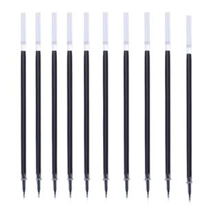 中性笔芯碳素水笔芯0.5mm子弹头针管头学生用黑替芯蓝红色笔批发全针管顺滑