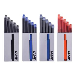 LAMY凌美钢笔墨囊墨水芯T10替换一次性通用彩非碳素可替换墨胆林美笔芯墨囊墨水黑蓝红色通用墨水芯学生专用