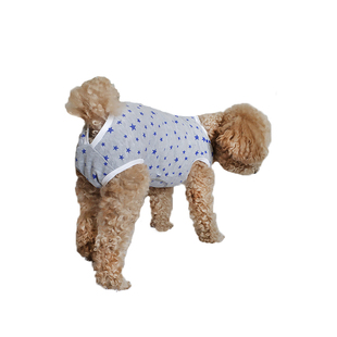 母狗狗连体生理裤纯棉全包裹防骚扰防乱尿姨妈经期月经衣服安全裤