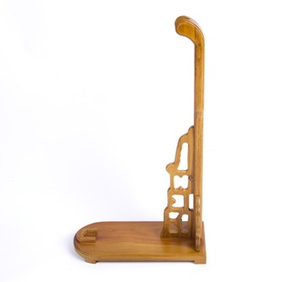 剑架鹅头兵器架立式刀剑武士刀托斜放落地办公桌展柜摆放式笛子架