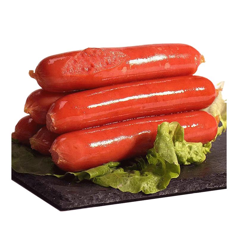 台湾热狗烤肠风味香肠肉肠火腿肠台式脆骨烧烤整箱批发手抓饼商用