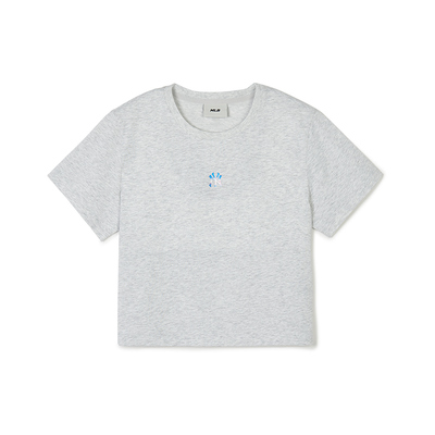 MLB女款短袖炫彩字母小标运动T恤