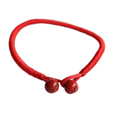 【红尘】本命年红绳64手工饰品送