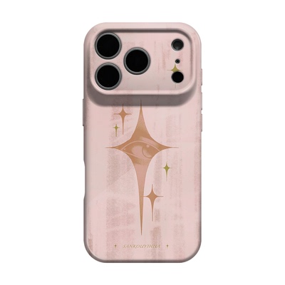 星星之眼 适用iphone16promax菲林手机壳17pmx新款高级感15全包防摔13简约ins艺术小众苹果14plus华为pura70