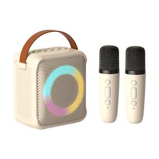 好牧人话筒音响一体麦克风唱歌家庭ktv家用k歌小音箱儿童蓝牙无线