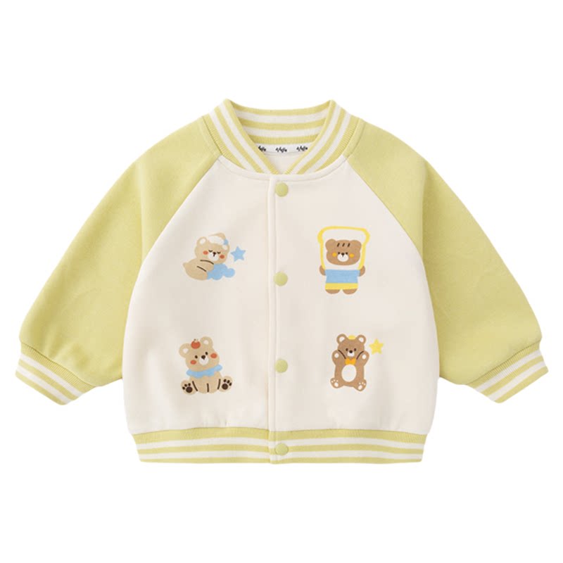 dudujia宝宝外套婴儿春季棒球服童装儿童新款衣服男童女童上衣a类