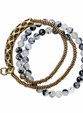 非鱼之家天然水晶个性设计手链