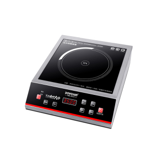 奔腾心3500W电磁炉猛火爆炒家用商用珍珠奶茶纯铜盘按键式电磁灶