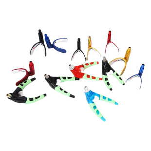 胜丸金属防滑支架头羊角头电子发光架杆竿架钓鱼用品渔具小配件