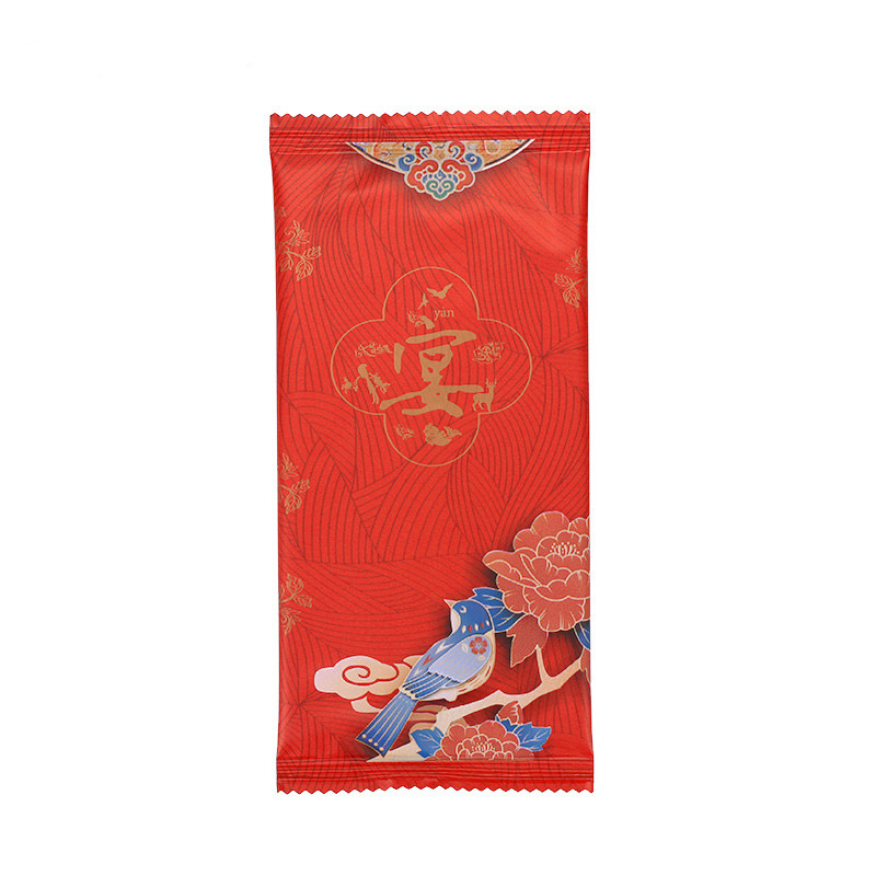 餐饮婚庆酒席湿巾独立包装印LOGO
