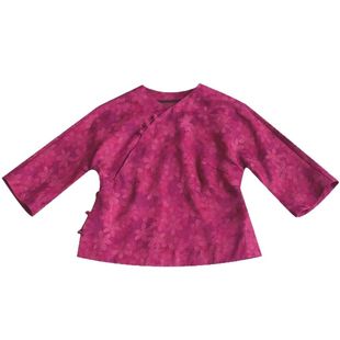 一程梦 透孔花罗真丝香云纱中式上衣复古改良版衬衫夏季新款女士