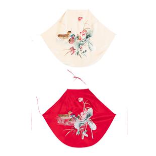 鸳香梦影丨一城风絮丨真丝重工刺绣鸳鸯荷花复古内搭肚兜吊带