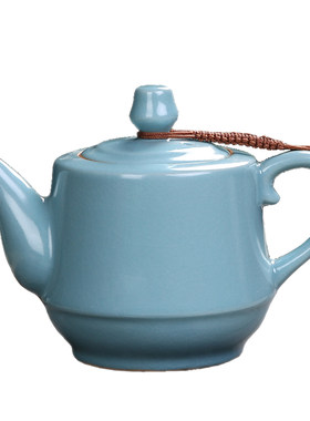 汝窑茶壶过滤网内置红茶泡茶器