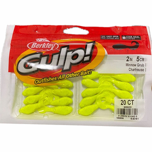 美国进口Berkley贝克力 蝌蚪血块小卷尾蛆路亚饵假饵鳟鱼软饵蚯蚓