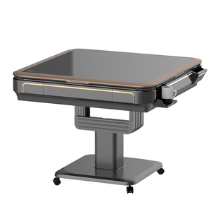 雀友云牌官方旗舰店第五代超薄旋风机过山车折叠麻将机低音麻将桌