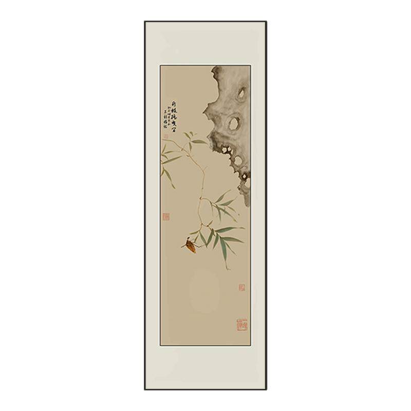 新中式山水画中式禅意挂画花鸟国