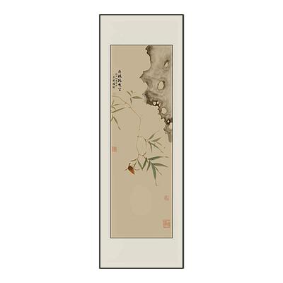 新中式山水画中式禅意挂画花鸟国