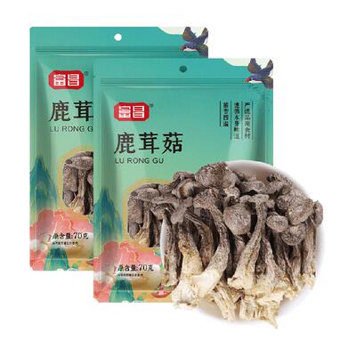 富昌鹿茸菇香菇干货行业70g×2袋