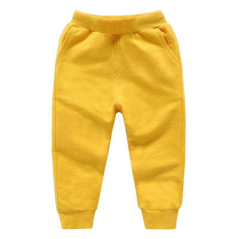 儿童长裤2025春秋季童装休闲运动裤男童女童纯色卫裤宝宝裤子定制