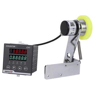 高频计数计米器高精度滚轮式电子数显封边机编码器智能控制器记米
