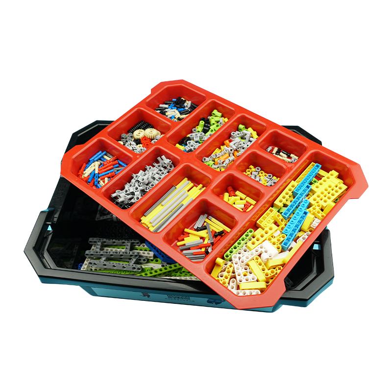 小河狸创客steam教育 益智科教电动积木动力机械6到8岁男女 C4