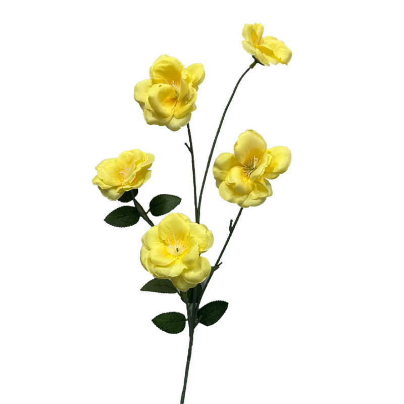 婚庆仿真花黄色假花地排花路引花