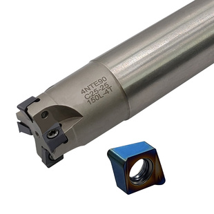 4NKT刀片4NKT060308R方肩铣刀4NTE90铣刀杆双面快进给铣刀粒