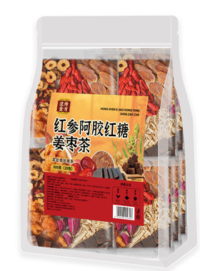 红参阿胶红糖姜茶袋装养生茶解暑茶补气养血调经祛寒暖宫独立包装