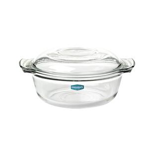 【自营】Glasslock韩国进口钢化玻璃沙拉碗带盖微波炉双耳汤面碗