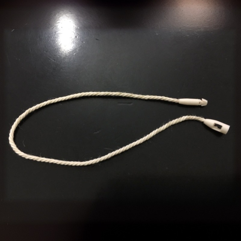 一次性的子弹头吊粒棉线棉线吊牌使用挂绳吊绳拉开单即三股次坏