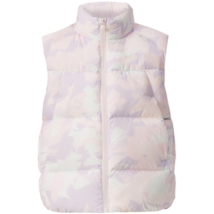 坦博尔新款男童女童中大童泡芙百搭舒适保暖羽绒马甲校服内胆